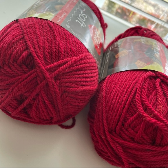 Red Heart Soft Yarn Bundle - Wine color - Scarf Crochet Project - Picture 3 of 12